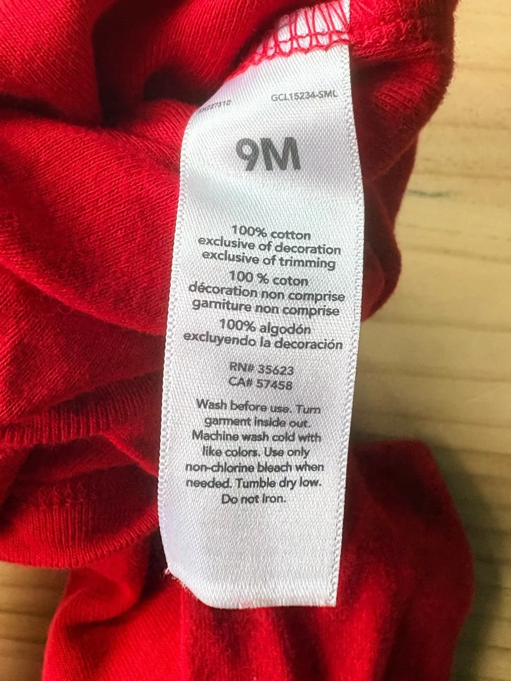 Carter's Red Long-Sleeve Baby Bodysuit with Heart Graphic